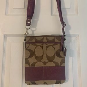 Coach Crossbody with adjustable strap.